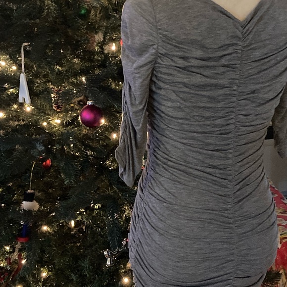 BCBG MAXAZRIA Gray Dress, Medium - Picture 4 of 11